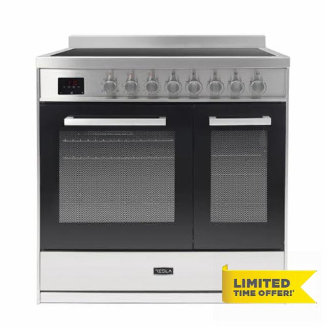 Tesla Electric Cooker - Freestanding Stainless Steel