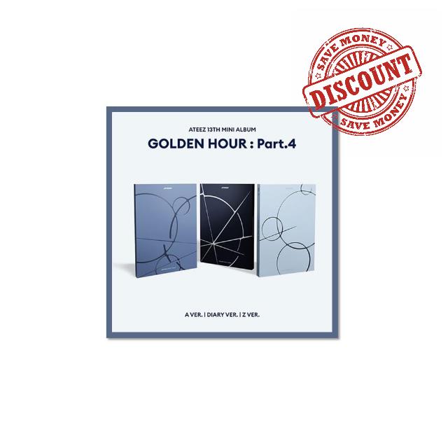 ATZ ATEEZ GOLDEN HOUR : Part.4 [Photobook Ver.] 13th Mini Album (A Ver)