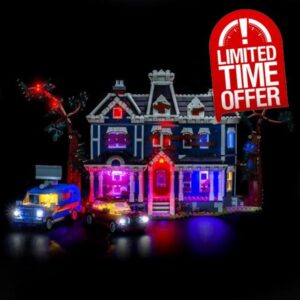 Customized Led Light Set Compatible with Lego 11370 Stranger Things: The Creel House Led Decoration Lighting Kit Compatible with Lego 11370 Building Blocks Model