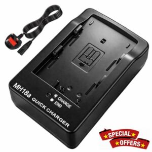 MH-18a EN-EL3e Battery Charger for Nikon - MH-18 EN-EL3 Fast Professional Charger for D90 D300s D700 D200 D80 D70s Camera