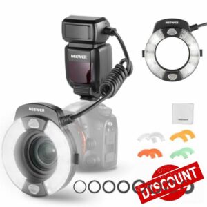 NEEWER RF1-S TTL Marco Ring Flash Light Compatible with Sony Camera
