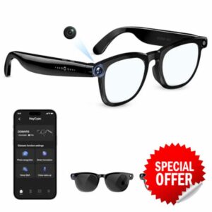 AI Smart Glasses with 8MP Camera & ChatGPT