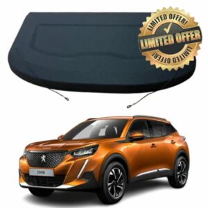 Car Parcel Shelf - Compatible with Peugeot 2008 MK2 2020-2024 | Sturdy Boot Cover with Cord for Extra Storage | Space Saving Car Accessories | Black | TCC Parcel Shelf Direc