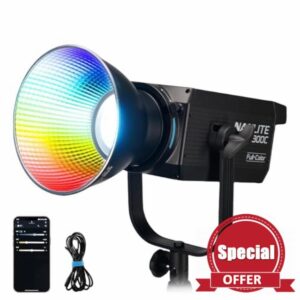 NANLITE FS-300C 300w RGB Studio Spotlight