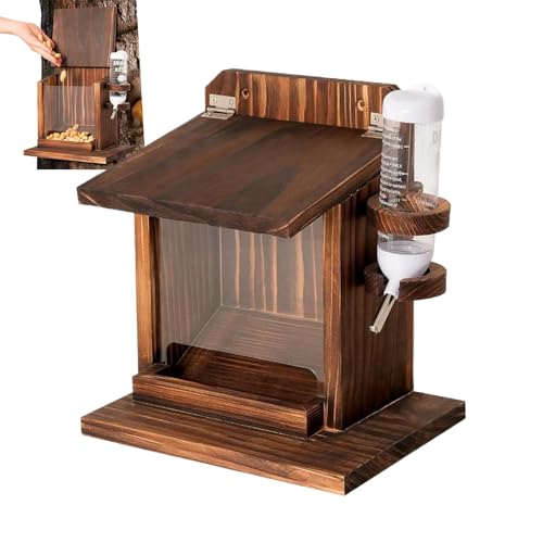 Sturdy Material Wood with Water Bottle