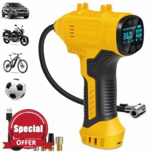 Cordless Tyre Inflator Air Compressor