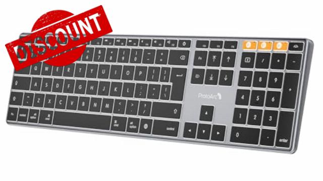 ProtoArc Backlit Wireless Keyboard for Mac
