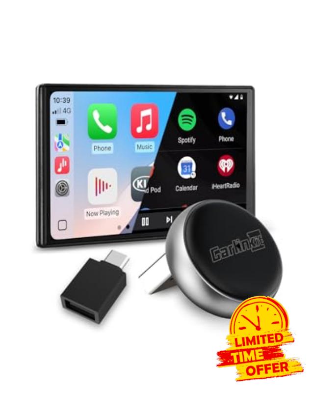 Carlinkit Wireless CarPlay & Android Auto Adapter - Mini Ultra 3 Convert OEM Wired to Wireless Dongle for iPhone & Android 11+