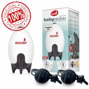 Rockit Rocker Rechargeable with Two Brackets - Baby Sleep Aid Gently Rocks Any Stroller or Buggy