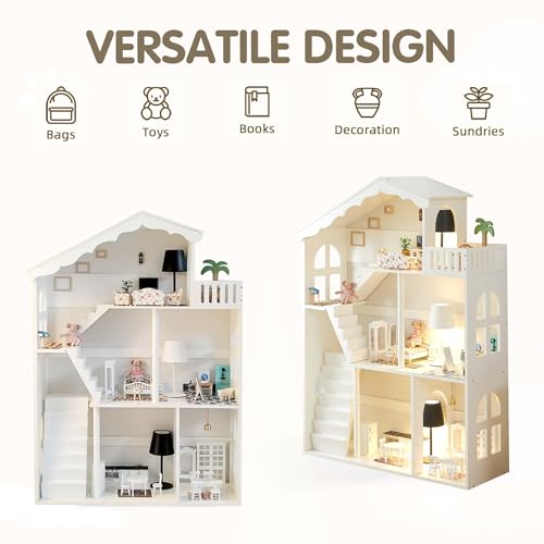3-Tier Dollhouse Bookshelf