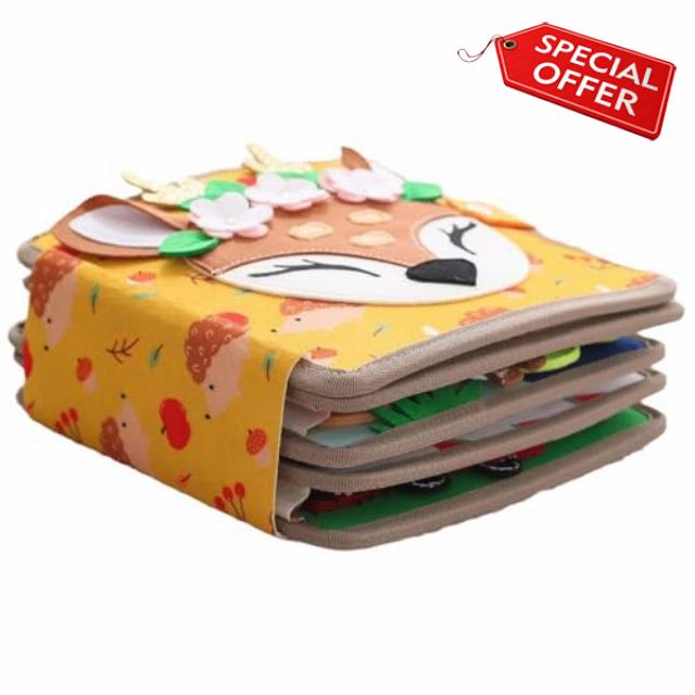 Busy Board Felt Book for Toddlers