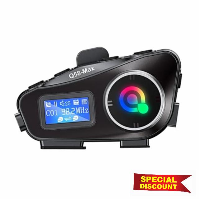 Q58 Max Motorcycle Intercom Headset