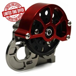 RC Toys For Axial For Scx10 1/10 Complete Metal Gearbox Middle Transmission Box With Motor Gear RC Crawler Car Upgrade Parts