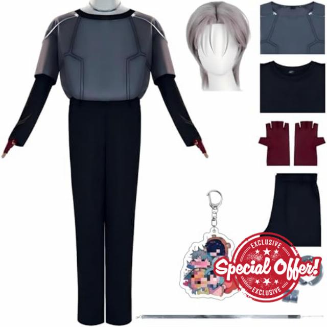Till Cosplay Costume Set Top Pants Wig Accessories Halloween Party Alienstage Cosplay Costume