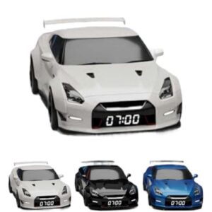 Sports Car Alarm Clock with Clear LED Display