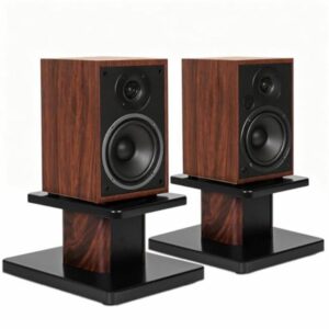 15CM(6 Inch) Wood Grain Speaker Stands