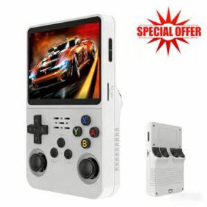 Game Console R36S Retro Handheld Game Console with 64G Built-in 30000+ Classic Games