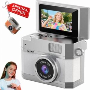 Thumb-Sized Flip Screen Mini Camera