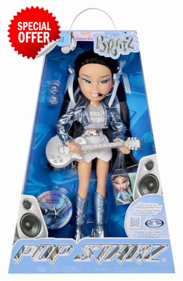 BRATZ Pop Starz Jade - Fashion Doll with Collectable Charm
