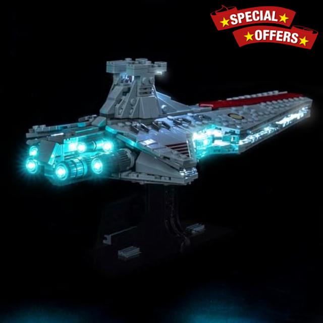 Light Kit Compatible with Lego 75441 Venator-Class Attack Cruiser (No Model)