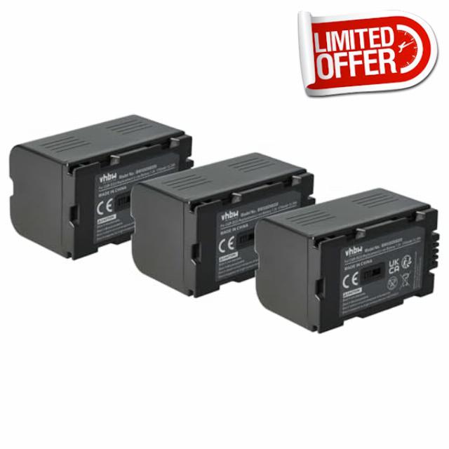 hbw 3x Replacement Battery compatible with Panasonic NV-DS15