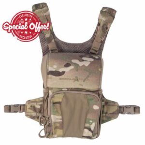 Eberlestock Recon Modular Bino Pack - Advanced Binocular Harness System with Customizable Attachments - Multicam - Large