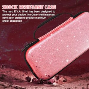 Sparkling Portable Shell Travel Game Storage Cover Bag Slim Shockproof Carry Case for Switch Lite
