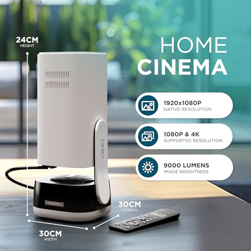 18000 Lumen Smart FHD 1080P Portable Projector 4K Support