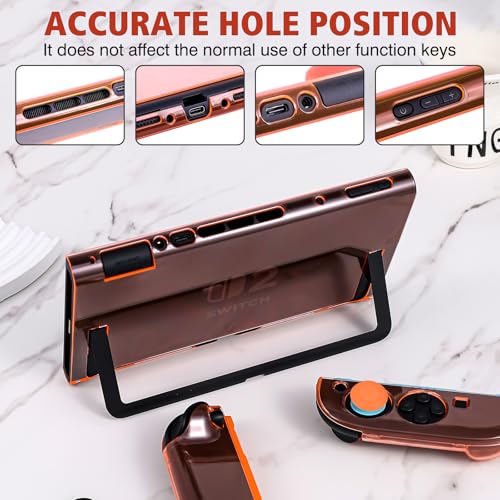 Accessories Pouch for NS 2 with Dockable Protective Case and 4PCS Thumb Grip Cap