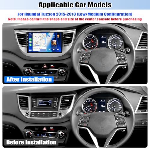 9 Inch 2.5D Touch Screen Car Radio with Bluetooth GPS WiFi FM/RDS EQ USB Backup Camera