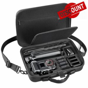 Carrying Case for Insta360 ACE Pro/Ace Pro 2 Xplorer Grip Kit Accessories Storage Travel Bag for Insta 360 Multi Mount/114cm Selfie Stick