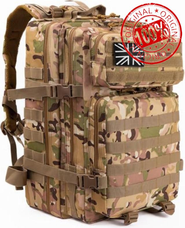 Military Tactical Backpack 45L | Waterproof Rucksack with MOLLE