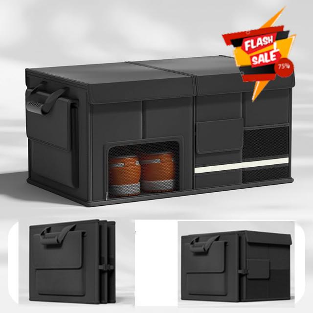 Car Boot Organiser Storage Box with Non-Slip Base Wear-resistant