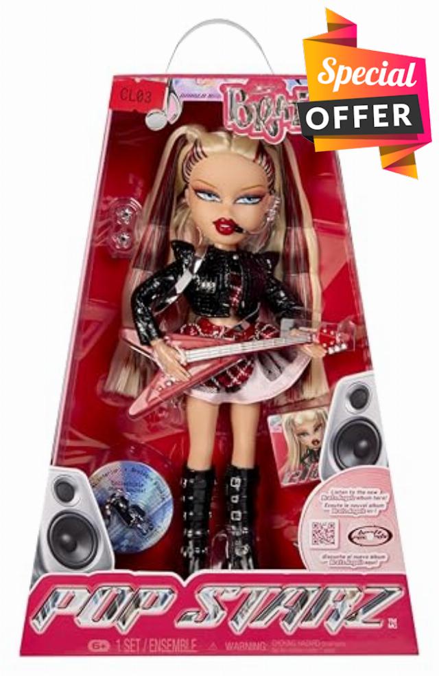 BRATZ Pop Starz Cloe - Fashion Doll with Collectable Charm