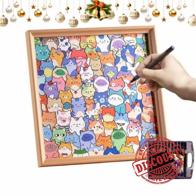 Wooden Colouring Puzzle