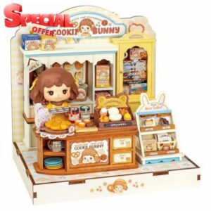 Rolife DIY Miniature House Kit Cookii Bunny's Cookie Shop