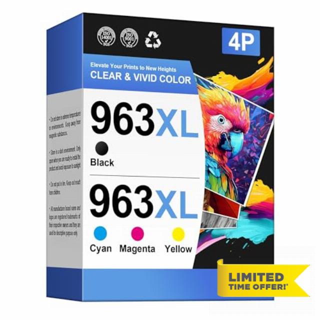 963XL Ink Cartridges Multipack Compatible Replacement for 963xl Ink Cartridges for HP Officejet Pro 9010 Ink Cartridge