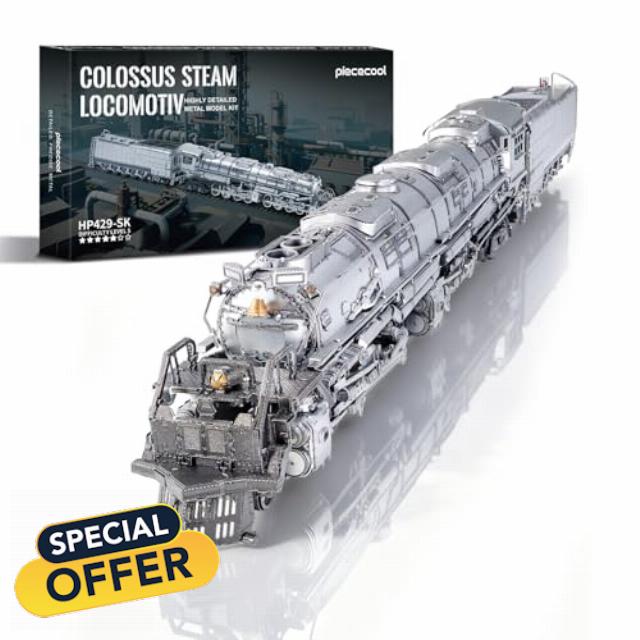 Piececool Metal 3D Puzzle Colossus Steam Locomotive