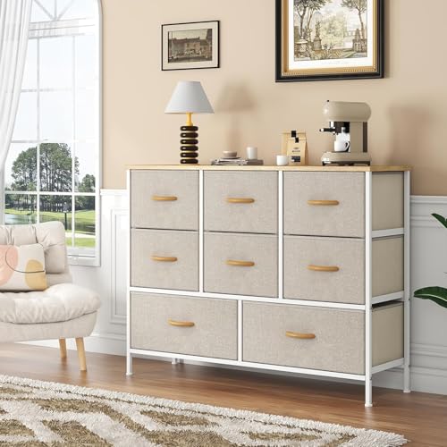 8 Fabric Drawers Storage Unit