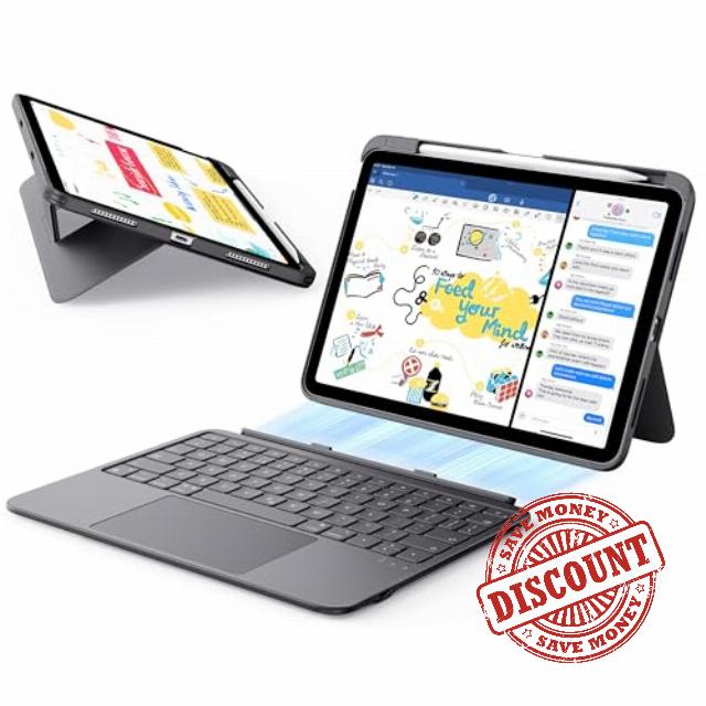 ESR iPad A16 (11th) 2025/10th Generation Flex Keyboard Case