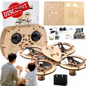 DIY Wooden Building Blocks Flying