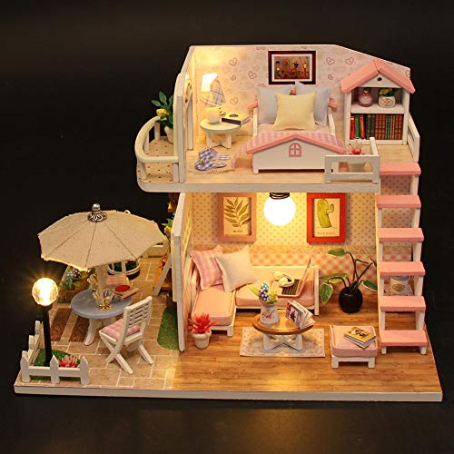 Creative DIY Toy House Kit with LED Lights