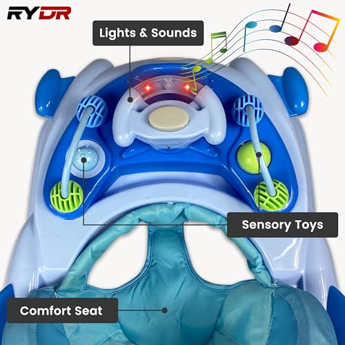 Foldable Adjustable Height Walker for Babies 6–12 Months