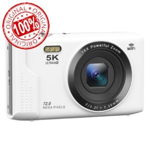 Tosuny 5K 72MP Digital Camera with 16x Digital Zoom & AF Auto Focus