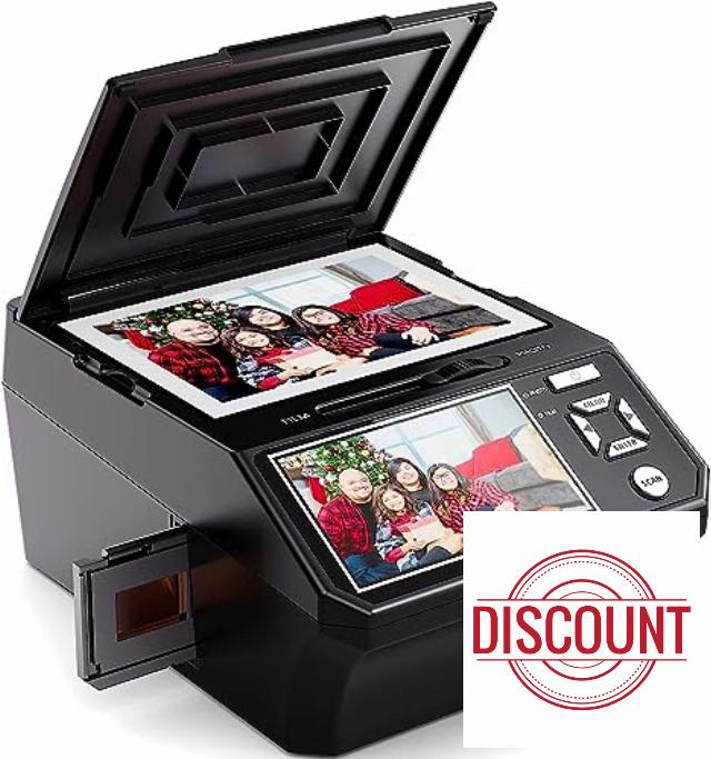 Film & Photo Scanner with 5" LCD Screen
