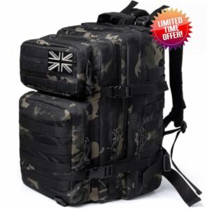 Military Tactical Backpack for Men and Women 45L Military Backpack Large 3 Day Bug Out Bag Laptop Bag for School