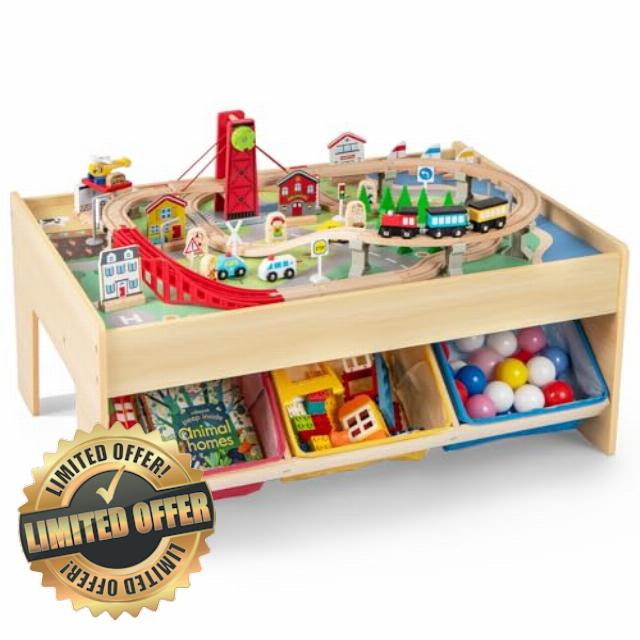 INFANS Train Table with Storage