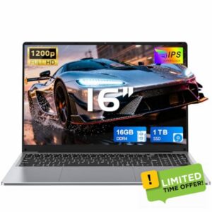 16 inch Laptop Celeron N150 up to 3.6 GHz