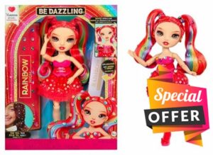 Rainbow High Be Dazzling - Vivienne Rouge - Red 28cm Fashion Doll with Bedazzling Tool