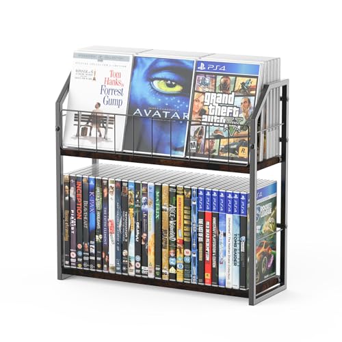 DVD Shelf with Display Top